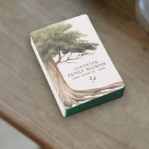 Rustic Family Reunion Picnic Vintage Tree