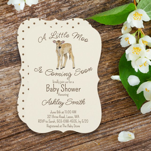 Rustic Farm Cow Calf Baby Shower (Creator Uploaded)