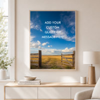Rustic Farm Gate - Create Your Own Quate