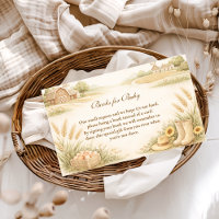 Rustic Farm Meadow Baby Shower Books for Baby