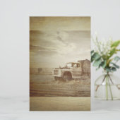Rustic Farm Truck Western Country Wedding (Standing Front)