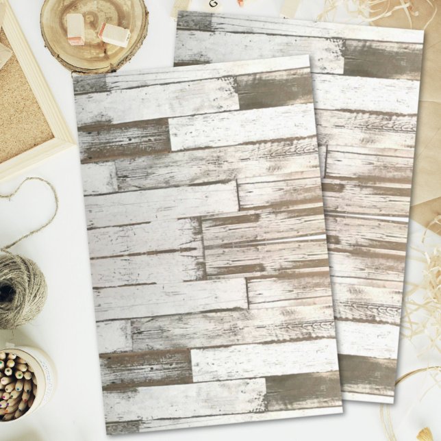 rustic farmhouse barn beige grey white wood grain tissue paper (rustic farmhouse barn beige grey white wood grain tissue paper)
