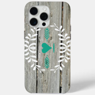 rustic Farmhouse Barnwood iPhone 15 Pro Max Case