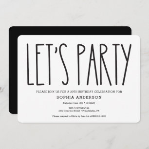 Rustic Farmhouse Birthday Party Invitation