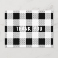 rustic farmhouse black white buffalo plaid party