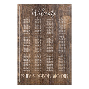 Rustic Farmhouse Boho Woodgrain Elegant Chic Photo Print