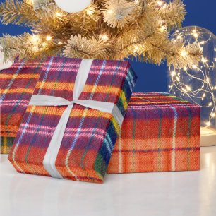 Rustic Farmhouse Buffalo Plaid Gift Wrapping Paper