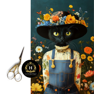 Rustic Farmhouse Cat Decoupage Tissue Paper