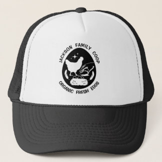 Rustic Farmhouse Chicken Fresh Organ Hen Eggs Coop Trucker Hat