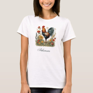 Rustic Farmhouse Chicken Rooster Tshirt