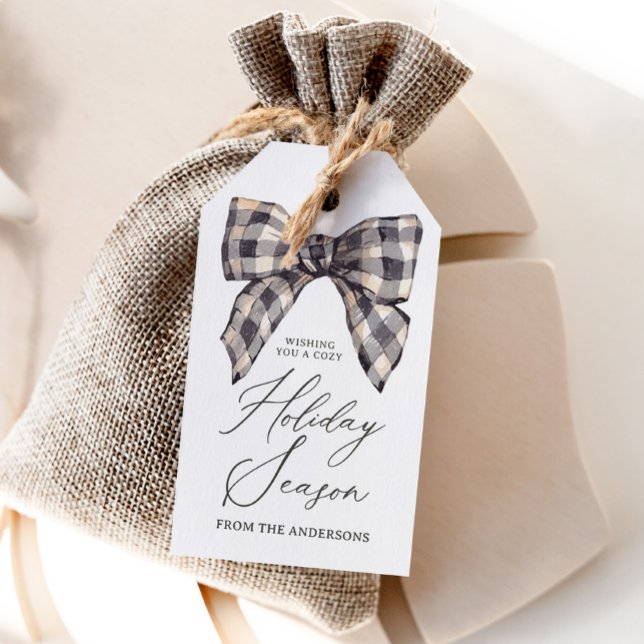 Rustic Farmhouse Christmas Holiday Gift Tags (Creator Uploaded)