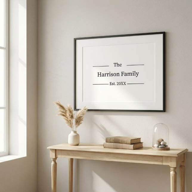 Rustic Farmhouse Custom Family Name Sign  (Creator Uploaded)