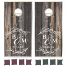 Rustic Farmhouse Dual Monogram Wedding