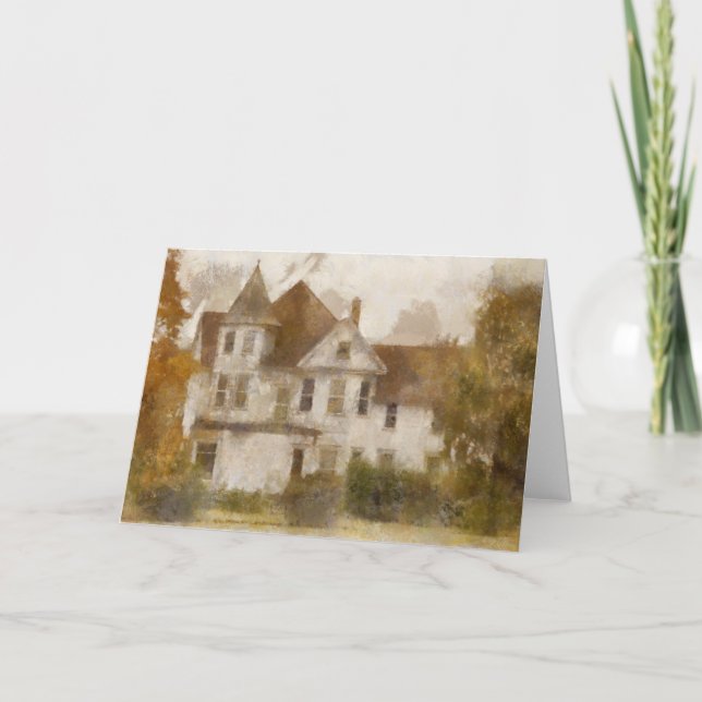 Rustic Farmhouse Greeting Card (Front)