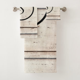 Rustic Farmhouse Monogram Towel Set