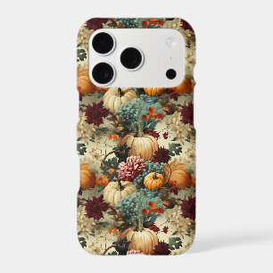 Rustic Farmhouse Pumpkin Orange Floral Vintage