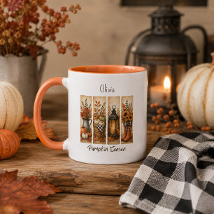 Rustic Farmhouse Pumpkin Season Fall Coffee Mug