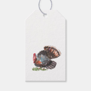 Rustic Farmhouse Thanksgiving Turkey Gift Tags