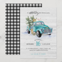 Rustic Farmhouse Truck | Christmas Holiday Party
