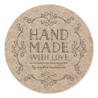 Rustic Faux Kraft Flourishes Hand Made With Love
