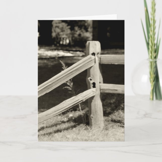 RUSTIC FENCE NOTECARDS (Front)