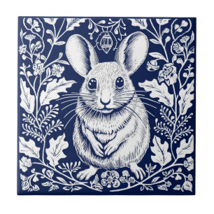 Rustic Field Mouse Ceramic Tile