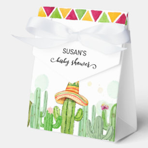 Rustic Fiesta Cactus Taco 'Bout A Baby Shower Favour Box