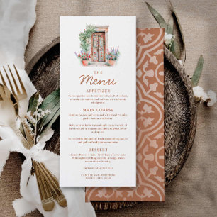 Rustic Fiesta Wedding Card