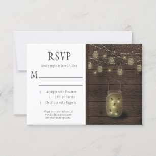 Rustic Fireflies Mason Jars String Lights RSVP