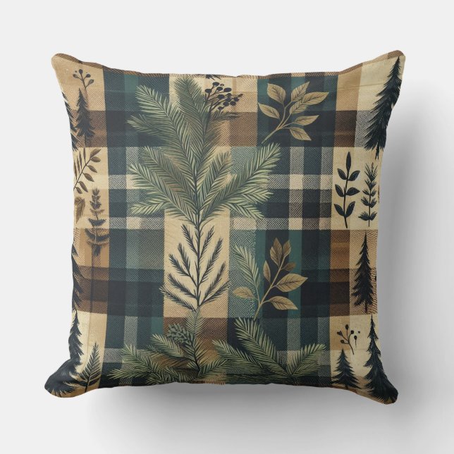 Rustic Flannel Cushion (Front)