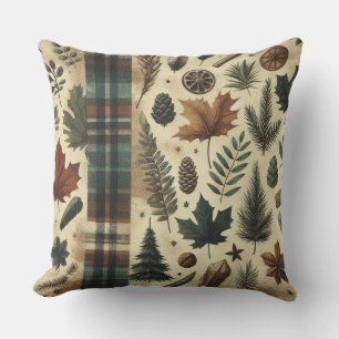 Rustic Flannel Cushion