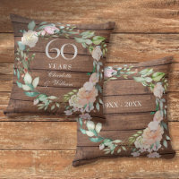 Rustic Floral 60th Diamond Wedding Anniversary