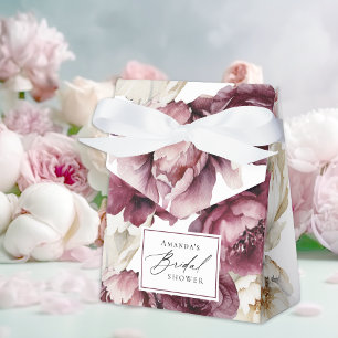 Rustic Floral Abundance Bridal Shower Favour Box