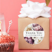 Rustic Floral Abundance Thank You