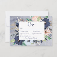 Rustic Floral Beach Nautical Wedding