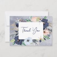 Rustic Floral Beach Nautical Wedding