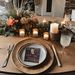 Rustic Floral Bridal Shower Paper  Napkin