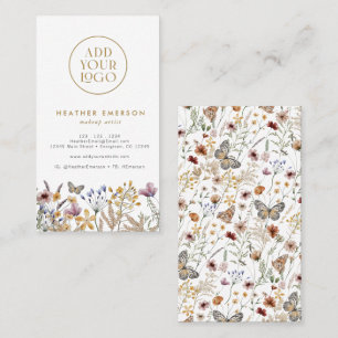 Rustic Floral Business Card