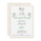 Rustic Floral Cutlery Rehearsal Dinner Invitation