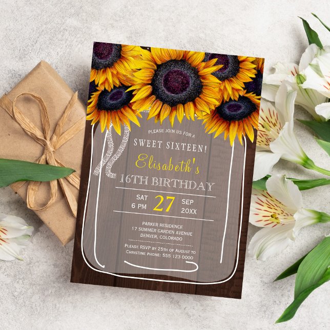 Rustic floral elegant sweet sixteen birthday party (Creator Uploaded)