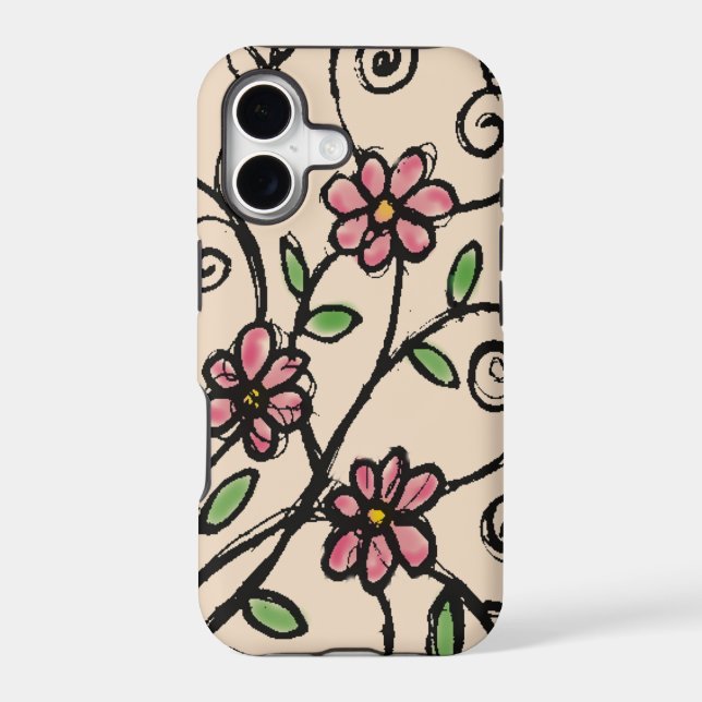 Rustic Floral Pattern (Back)