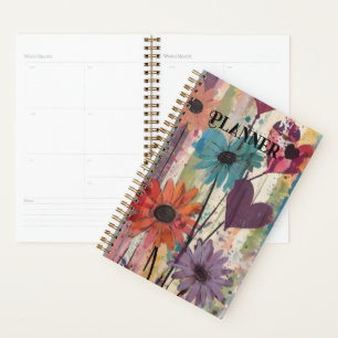 Rustic Floral Planner Journal 