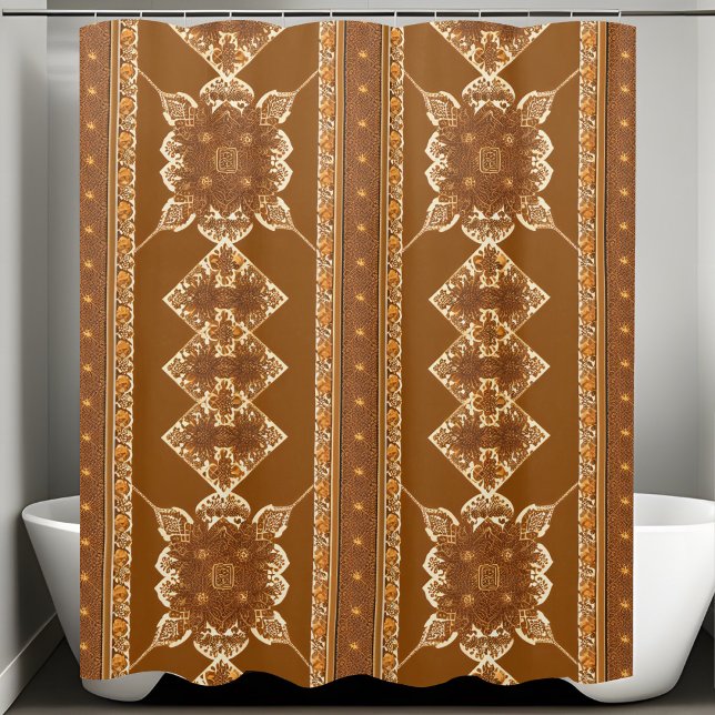Rustic Floral Shower Curtain Vertical Style (Creator Uploaded)