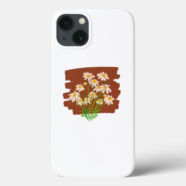 Rustic floral simple design loving nature Case-Mate iPhone case (Back)