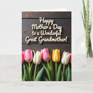 Rustic Floral Tribute Card