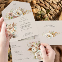Rustic Floral Wedding Fall Country Flowers