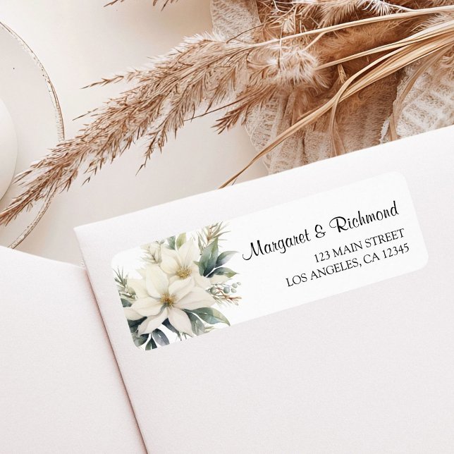 Rustic Floral Winter Wedding Wedding Address (Creator Uploaded)