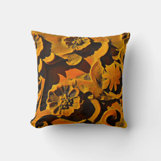 Rustic Flower Pattern Cushion