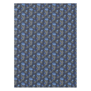 Rustic folk art floral texture tablecloth