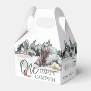 Rustic Forest Animals Woodland Birthday Favour Box